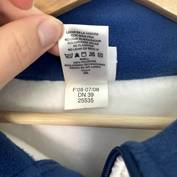 NFL Colts Blue Fleece Full Zip Jacket in Men's Size XXL - Picture 9 of 16